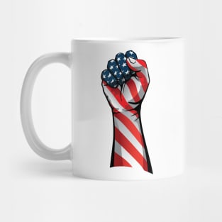 American Pride Raised Fist Mug